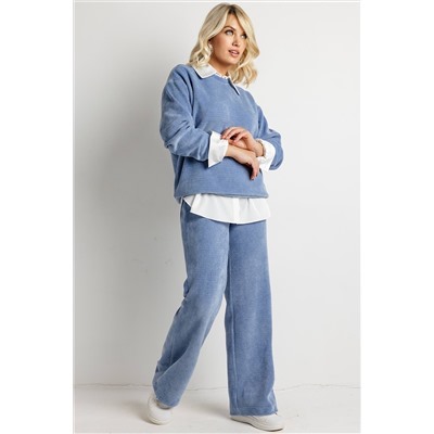 Брюки женские  153В/08/Джинсовый