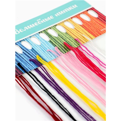 Вышивка крестиком для детей «Единорожка с подарком», набор для творчества, 14×10 см