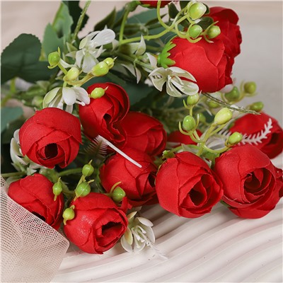 Цветок искусственный Букет роз 31 см / BR-31 /уп 600/