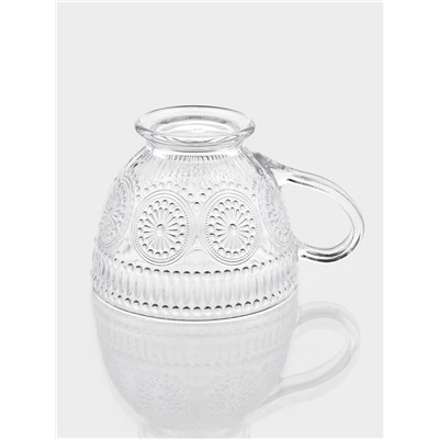 Набор кружек, 400 мл, 11×14.5×9 см, стекло, прозрачный