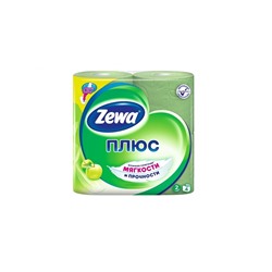 Zewa Deluxe Туалетная бумага Яблоко 4 рулона 2-х слойная
