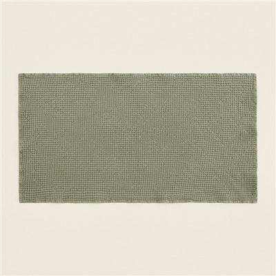 Полотенце вафельное SL HOME: Linen «Олива», 40×70 см, оливковое