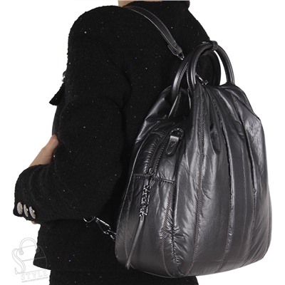 Рюкзак женский 69091-5 silver gray Velina Fabbiano-Safenta