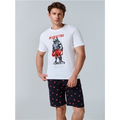 КОМПЛЕКТ МУЖСКОЙ (ФУТБОЛКА, ШОРТЫ) 591051