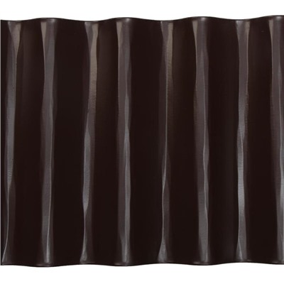 Ограждение для клумбы, 110×24 см, коричневое, «Волна», Greengo