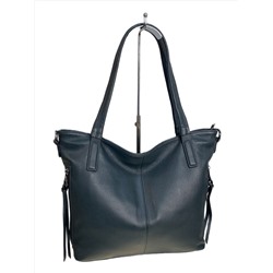 Женская сумка из натуральной кожи, цвет  синий