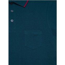 Джемперы DIWARI MD 944 Футболка-поло с контрастной отделкой