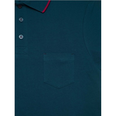 Джемперы DIWARI MD 944 Футболка-поло с контрастной отделкой