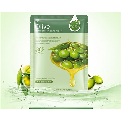 Маска для лица питающая с экстрактом оливы Hchana