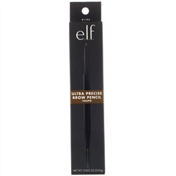 E.L.F., Карандаш для бровей «Суперточное нанесение», серо-коричневый, 0,05 г (0,002 унции)