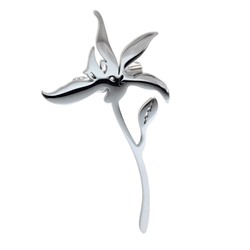 Брошь из стали