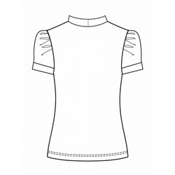 GFTS7140 (Футболка для девочки, Pelican )