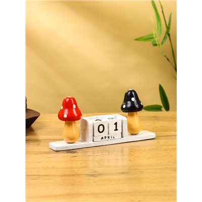 Календарь настольный «Мухоморчики», 20×6×9 см, дерево