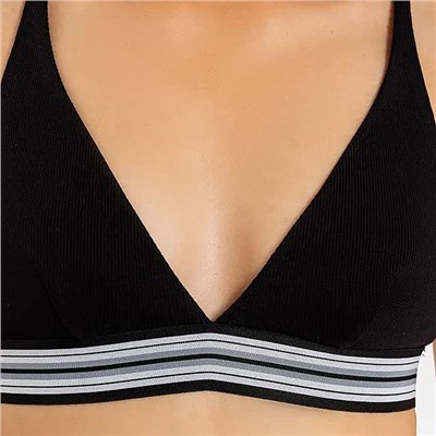 Бюстгальтер с треугольными чашечками женский Mark Formelle, чёрный, размер 75 С