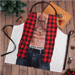 Фартук "Этель" Для самого сильного 71х73см, 100% хлопок, саржа 190 гр/м2