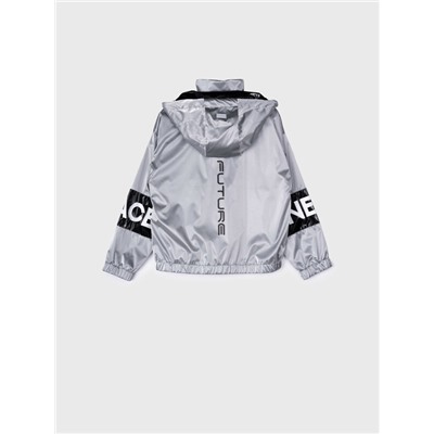 Куртка текстильная с полиуретановым покрытием для девочек (ветровка)