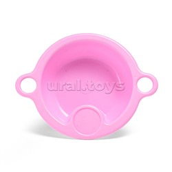 Набор аксессуаров для куклы (набор посуды, горшок, столик для кормления) в пакете