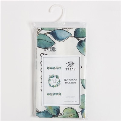 Дорожка на стол «Этель» Flower mood вид 1 30×70 см, 100% хлопок, саржа 190 г/м²