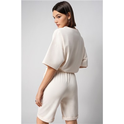 Женский костюм с шортами из футера двухнитки Happyfox