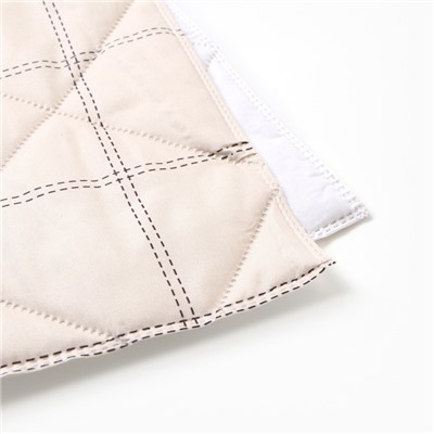 Покрывало 1.5-спальное LoveLife Cage: beige, 150×210±5 см, микрофайбер