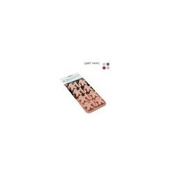 Форма для выпечки 21*10,5*1,2см силиконовая ЧЕЛОВЕЧКИ 12 ячеек  карт/подвес КТ-S-361