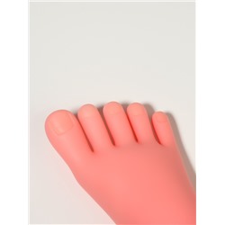 Нога тренировочная для педикюра, с гнущимися пальцами, бежевая