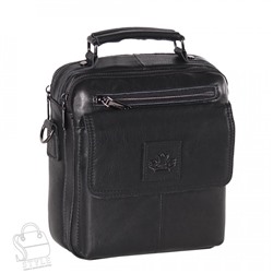 Сумка мужская кожаная 6803Z black Zinimsk