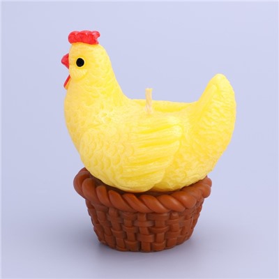 Свеча декоративная «Курочка в корзинке»