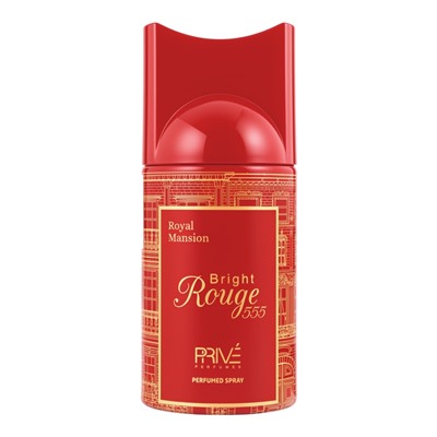 Дезодорант-спрей Prive BRIGHT ROUGE 555 unisex, 250 мл
