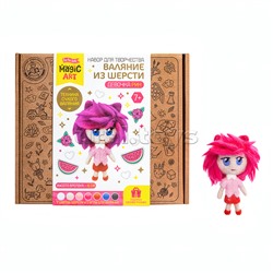 Набор для творчества. Валяние из шерсти "Девочка Рин"