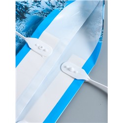 Пакет подарочный новогодний «Саяны», полиэтиленовый с пластиковой ручкой, 40×44 см