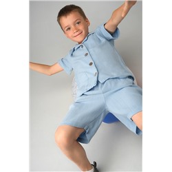 Льняной костюм для мальчика Happyfox