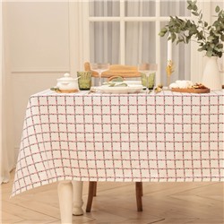 Скатерть «Этель» Flower Cage, 110×149 см, 100% хлопок, рогожка 186 г/м²