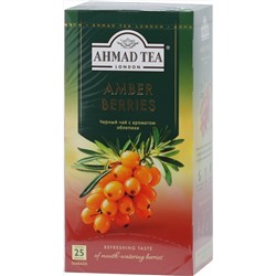 AHMAD TEA. Flavoured Collection. Amber Berries карт.упаковка, 25 пак.