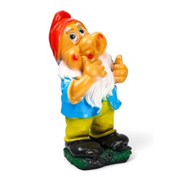 Садовая фигура из гипса «Гном веселый», 43×19×24 см