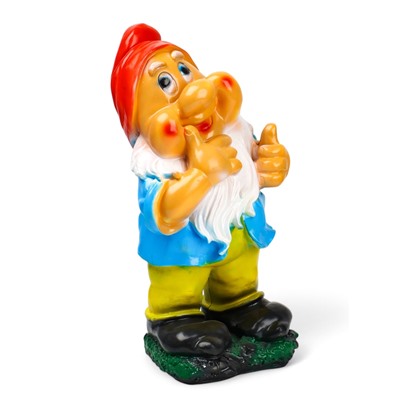 Садовая фигура из гипса «Гном веселый», 43×19×24 см