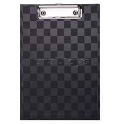 Клипборд "Total black" A5 (180x240 мм) картон толщина 2 мм, матовая ламинация,