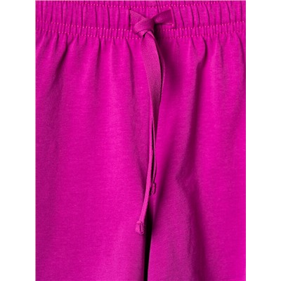 Комплект трикотажный для девочек: фуфайка (футболка), шорты