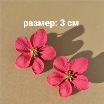 Серьги цветы, 09250 арт.002.100