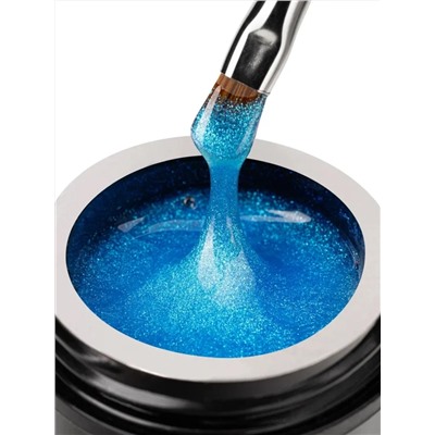 MANITA Гель моделирующий для ногтей с хлопьями юки / Builder Gel Euphoria №05, 15 мл 28104