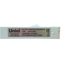 Фитосветильник светодиодный Uniel, 14 Вт, 872 мм, IP20, 220 В, полноспектральный, с выкл.