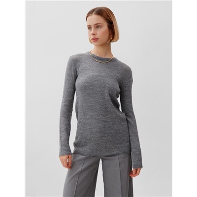 Джемпер женский MINAKU: Knitwear collection, серый, размер 50