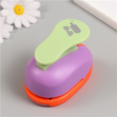 Дырокол фигурный рисунок 3.8×3.8 см «Курорт», 7×5.2×9.2 см, МИКС