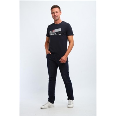 Футболка мужская 058 (Темно-серый)