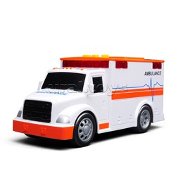 Машина "Скорая помощь" 1:32 (свет, звук) в коробке