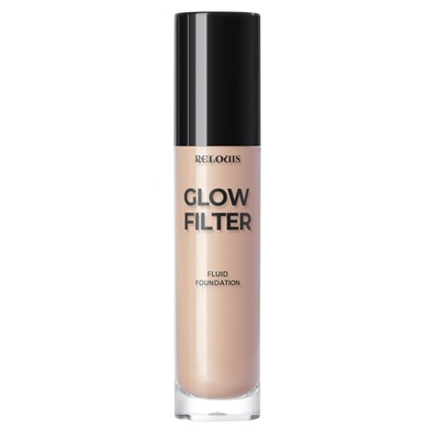 Сияющий тональный флюид с эффектом «фильтра» Glow Filter Fluid Foundation,тон 02 Natural Beige