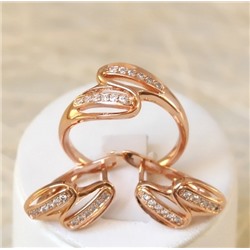 Комплект позолота Н01-2572  размер 17 19,5 20 20,5