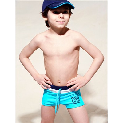 Плавки-шорты трикотажные для мальчиков «8»