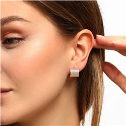 Серьги коллекция "Xuping" покрытие позолота, вставка: фианиты, Х000033530, арт.001.224