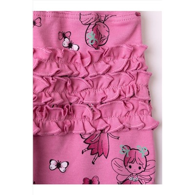 Брюки детские трикотажные для девочек, 2 пары в комплекте PLAYTODAY, 1240129